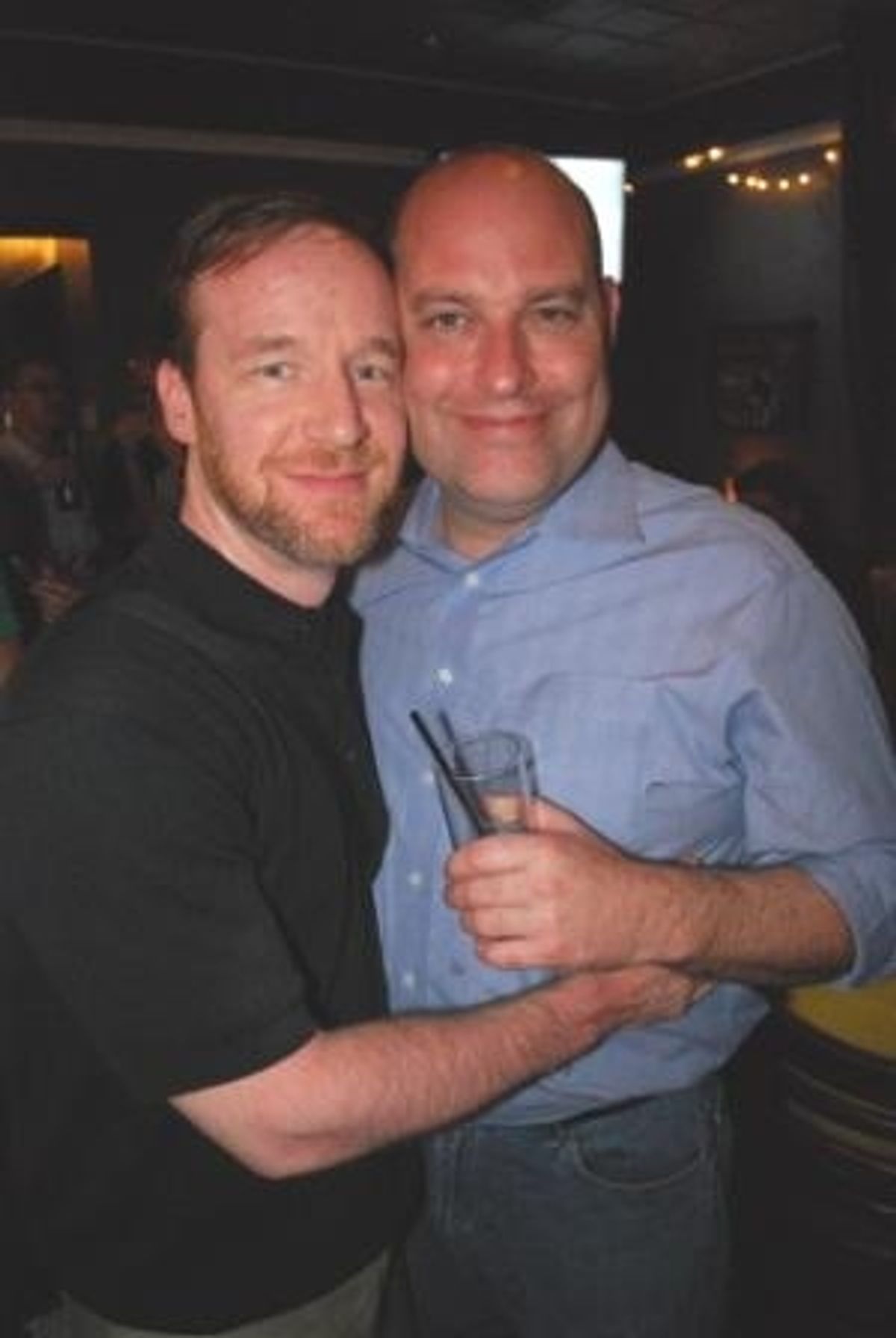 Thad Anzur and director Tom Mullen at 